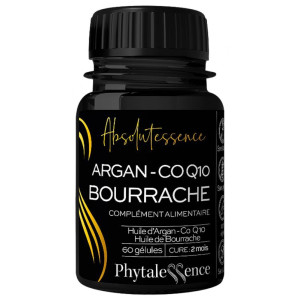 Phytalessence Argan Bourrache CO Q10 - 60 Gélules