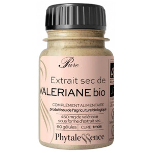 Phytalessence Pure Valériane Bio - 60 Gélules