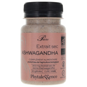 Phytalessence Pure Extrait sec d'Ashwagandha BIO - 30 gélules