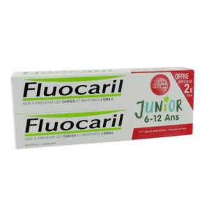 Dentifrice Junior 6-12 ans Fruits Rouges - 2 x 75ml