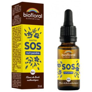 Biofloral Gouttes SOS Nuit Paisible Bio - 20 ml