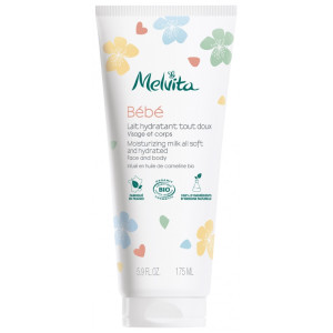 Melvita Bébé Lait Hydratant Tout Doux Visage et Corps Bio - 175 ml