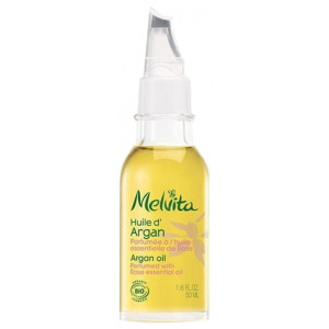 Melvita Huile d'Argan Parfumée à l'Huile Essentielle de Rose Bio - 50 ml