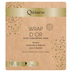 Qiriness Wrap d'Or 1 Masque Tissu - 20g