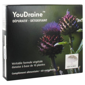 New Nordic YouDraine Dépuratif Détoxifiant - 60 Comprimés