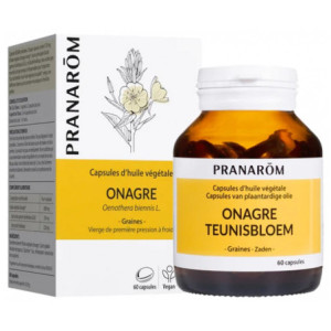 Pranarôm Capsules d'Huile Végétale Onagre - 60 Capsules