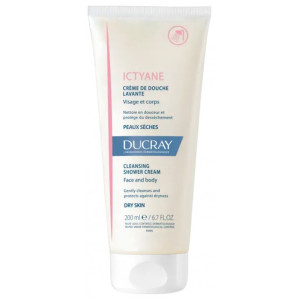 Ducray Ictyane Crème de Douche Lavante Peaux Sèches - 200 ml