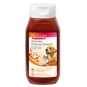 Beaphar Zalmolie Huile de saumon pour chiens et chats - 430ml