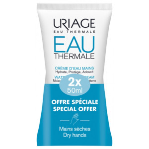 Uriage Crème d'Eau Mains - Lot de 2 x 50 ml