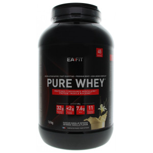 Eafit Pure Whey Saveur : Vanille Intense -  1,8 kg 