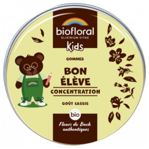 Biofloral Kids Gommes Bon Élève Concentration Bio - 45 g