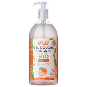 MKL Green Nature Gel Douche Surgras Abricot Bio - 1 L