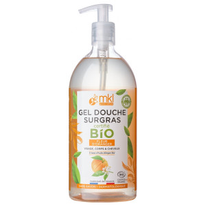 MKL Green Nature Gel Douche Surgras Fleur d'Oranger Bio - 1 L