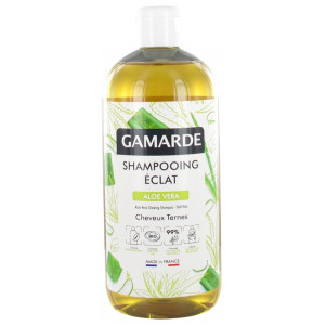 Gamarde Shampoing Éclat Aloe Vera Cheveux Ternes Bio - 500 ml
