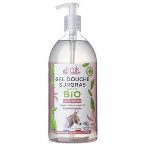 MKL Green Nature Gel Douche Surgras Lait d'Ânesse Bio - 1 L