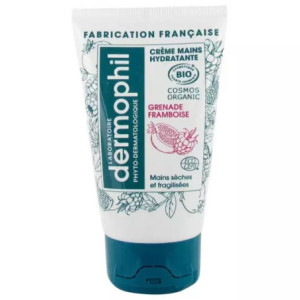 Dermophil Indien Crème mains hydratante Bio - Senteur grenade & framboise - 50ml