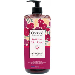Osmaé Gel Douche Pétillantes Baies Rouges - 1 L