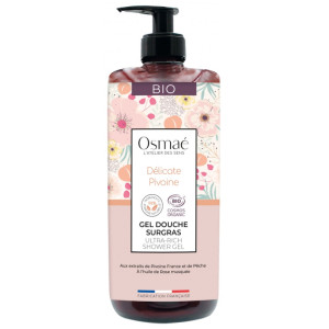 Osmaé Gel Douche Surgras Délicate Pivoine Bio - 1 L