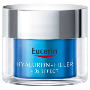 Eucerin Hyaluron-Filler + 3x Effect Gel-Crème Soin de Nuit Booster -50ml