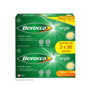 Bayer Berocca Énergie - 60 comprimés effervescents