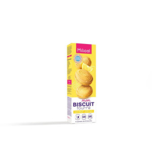 Milical Biscuits fourrés vanille - 4 sachets de 2 biscuits