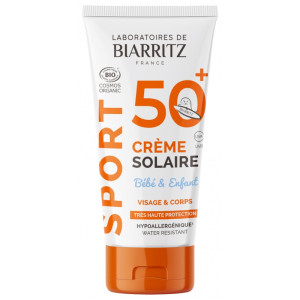 Biarritz Sport Crème Solaire Bébé & Enfant SPF50+ Bio - 50 ml
