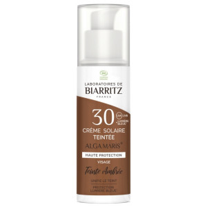 Biarritz Alga Maris Crème Solaire Teintée Visage SPF30 Bio - 50 ml