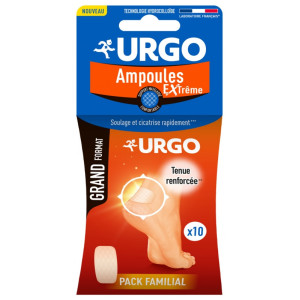 Urgo Ampoules Extrême - 10 Pansements Grand Format