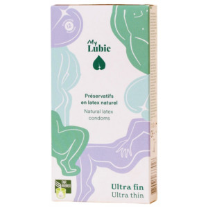 My Lubie Préservatifs en Latex Naturel Ultra Fin - 12 Préservatifs