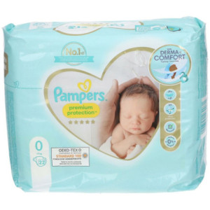 Pampers Premium Protection Taille 0 - 22 Couches