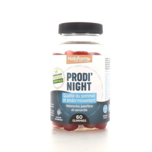 Nat&Form Prodi'Night gummies - 60 gommes
