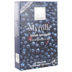 New Nordic Myrtille Vision Normale - 30 Comprimés