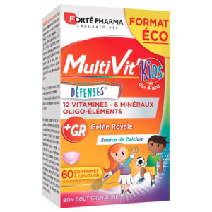 Forté Pharma MultiVit'Kids Défenses - 60 Comprimés à Croquer