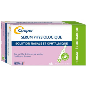 Cooper Sérum Physiologique - 40 Unidoses de 5 ml