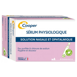 Cooper Sérum Physiologique - 30 Unidoses de 5 ml