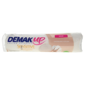 Demak'Up Sensitive 64 Disques à Démaquiller Ronds