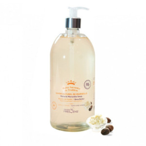 Freesens Savon Naturel de Marseille au Beurre de Karité - 1 litre 