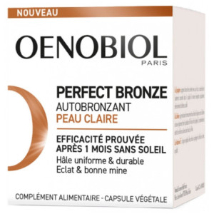 Oenobiol Perfect Bronze Autobronzant Peau Claire - 30 Capsules