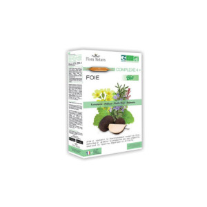 Flora Natura Complexe 4+ Foie BIO - 20 ampoules