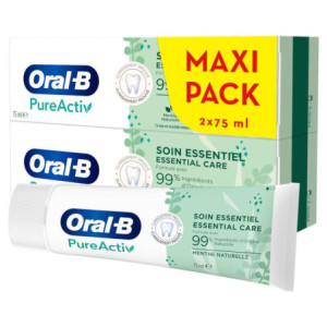Oral B PureActiv Soin Essentiel - 2x75ml