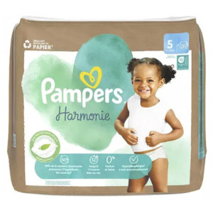 Pampers Harmonie 31 Couches Taille 5 Emballage Recyclé (11-16 kg)