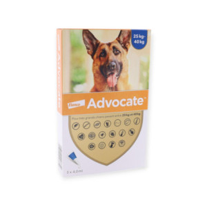 Advocate Très grand Chien 25-40 Kg - 3 pipettes