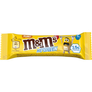 M&m's hi protein peanut barre