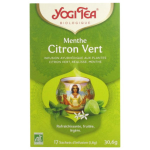 Yogi Tea Menthe Citron Vert Bio - 17 Sachets