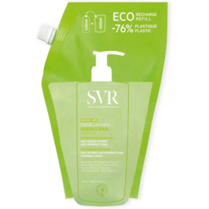 SVR Sebiaclear Crème Lavante Eco-Recharge - 400 ml