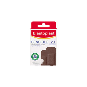 Elastoplast Pansements Sensibles Marron - 20 pansements