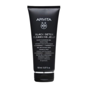 Apivita  Gel Nettoyant Visage Et Yeux Black Detox - 150ml