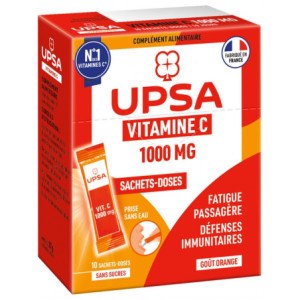 UPSA Vitalité Vitamine C 1000 mg - 10 Sachets