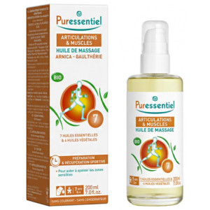 Puressentiel Articulations & Muscles Huile de Massage Arnica Gaulthérie Bio - 200 ml