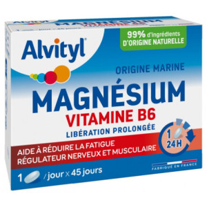 Alvityl Magnésium Vitamine B6 - 45 Comprimés